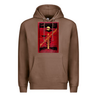 Chestnut From The Earth To The Moon Jules Verne Book Cover Design Premium Hoodie - ArtChic