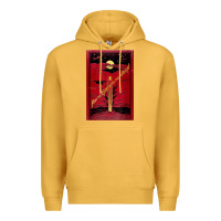 Mustard From The Earth To The Moon Jules Verne Book Cover Design Premium Hoodie - ArtChic