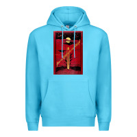 Ocean Blue From The Earth To The Moon Jules Verne Book Cover Design Premium Hoodie - ArtChic
