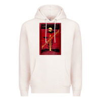 Pale Pink From The Earth To The Moon Jules Verne Book Cover Design Premium Hoodie - ArtChic