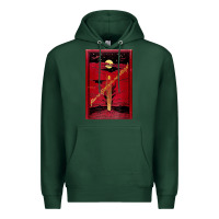 Sports Green From The Earth To The Moon Jules Verne Book Cover Design Premium Hoodie - ArtChic