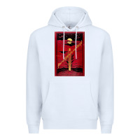 White From The Earth To The Moon Jules Verne Book Cover Design Premium Hoodie - ArtChic