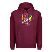 Burgundy awana games custom design Premium Hoodie - ArtChic