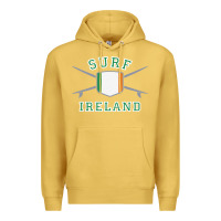 Antique Gold ireland surfing hoodie  irish flag surfboards design Premium Hoodie - ArtChic