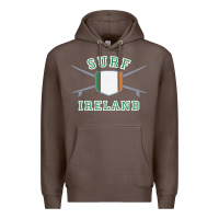 Coffee ireland surfing hoodie  irish flag surfboards design Premium Hoodie - ArtChic