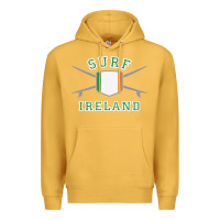 Mustard ireland surfing hoodie  irish flag surfboards design Premium Hoodie - ArtChic