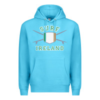 Ocean Blue ireland surfing hoodie  irish flag surfboards design Premium Hoodie - ArtChic