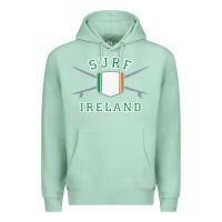 Seafoam ireland surfing hoodie  irish flag surfboards design Premium Hoodie - ArtChic