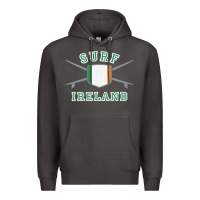 Smoke ireland surfing hoodie  irish flag surfboards design Premium Hoodie - ArtChic