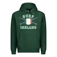 Sports Green ireland surfing hoodie  irish flag surfboards design Premium Hoodie - ArtChic