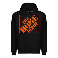 Black HOMEDEPOT Premium Hoodie - ArtChic