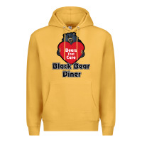 Mustard resto, black bear diner Premium Hoodie - ArtChic