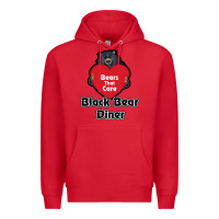 Red resto, black bear diner Premium Hoodie - ArtChic