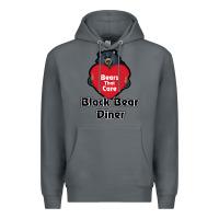 Rock resto, black bear diner Premium Hoodie - ArtChic