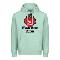 Seafoam resto, black bear diner Premium Hoodie - ArtChic