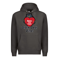 Smoke resto, black bear diner Premium Hoodie - ArtChic