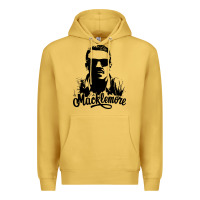 Antique Gold macklemore portrait Premium Hoodie - ArtChic