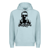 Blue Mist macklemore portrait Premium Hoodie - ArtChic