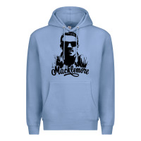 Colony Blue macklemore portrait Premium Hoodie - ArtChic