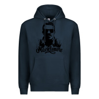 Navy macklemore portrait Premium Hoodie - ArtChic