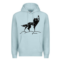 Blue Mist fantastic mr fox wolf Premium Hoodie - ArtChic