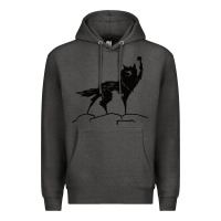 Charcoal Heather fantastic mr fox wolf Premium Hoodie - ArtChic