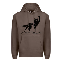 Coffee fantastic mr fox wolf Premium Hoodie - ArtChic