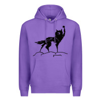 Purple fantastic mr fox wolf Premium Hoodie - ArtChic
