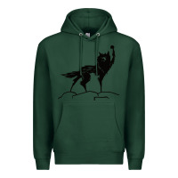 Sports Green fantastic mr fox wolf Premium Hoodie - ArtChic
