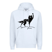 White fantastic mr fox wolf Premium Hoodie - ArtChic