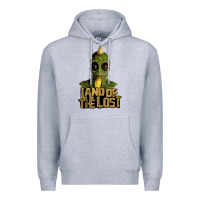 Heather Grey land of the lost Premium Hoodie - ArtChic