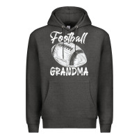 Charcoal Heather football grandma women family matching players mothers day t shirt Premium Hoodie - ArtChic