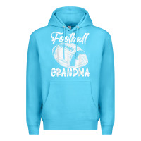 Ocean Blue football grandma women family matching players mothers day t shirt Premium Hoodie - ArtChic