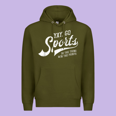 Yay Go Sports Vintage Funny Sports Premium Hoodie Designed By Artchic