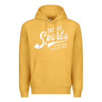 Mustard Yay Go Sports Vintage Funny Sports Premium Hoodie - ArtChic