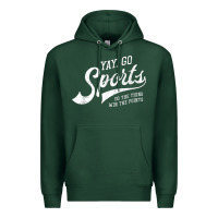 Sports Green Yay Go Sports Vintage Funny Sports Premium Hoodie - ArtChic
