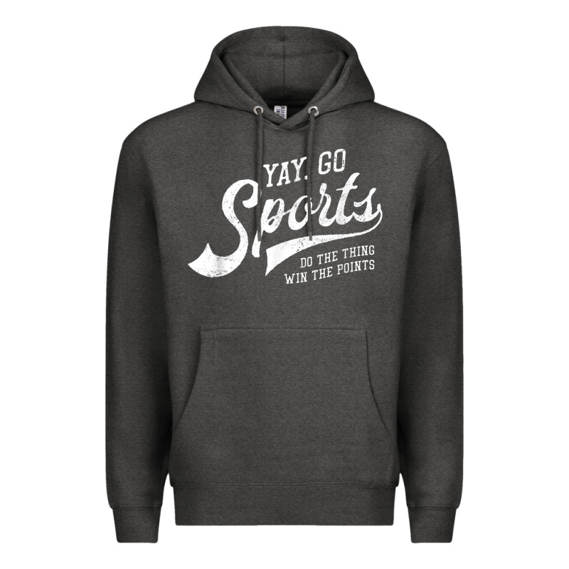 Yay Go Sports Vintage Funny Sports Premium Hoodie by ArtChic | Teevron