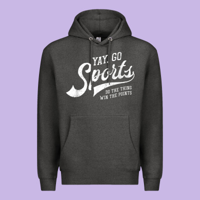 Yay Go Sports Vintage Funny Sports Premium Hoodie Designed By Artchic
