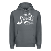 Rock Yay Go Sports Vintage Funny Sports Premium Hoodie - ArtChic