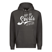 Smoke Yay Go Sports Vintage Funny Sports Premium Hoodie - ArtChic