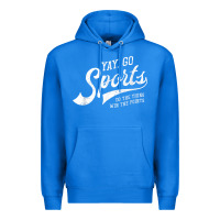 True Royal Yay Go Sports Vintage Funny Sports Premium Hoodie - ArtChic