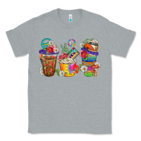 Heather Grey hippie coffee cups bbs Classic Tee - BundleAndBundleShop