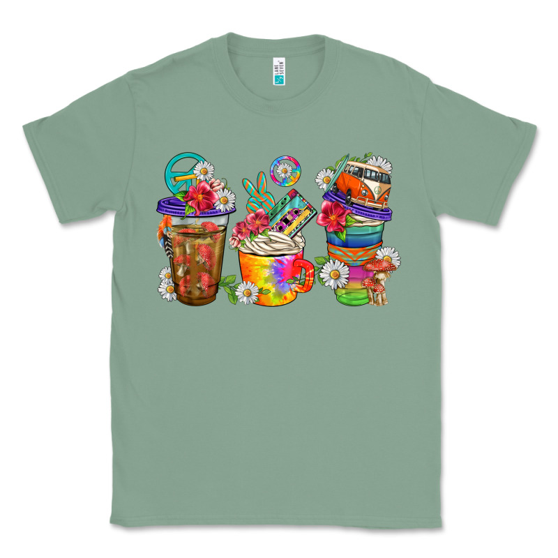 Hippie Coffee Cups Bbs Classic Tee by BundleAndBundleShop | Teevron