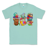 Seafoam hippie coffee cups bbs Classic Tee - BundleAndBundleShop