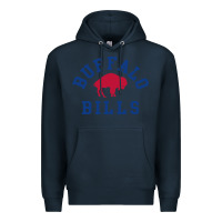 Navy vintage distressed bill Premium Hoodie - ArtChic