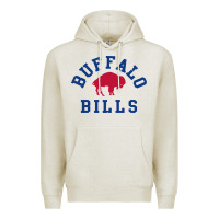 Oatmeal Heather vintage distressed bill Premium Hoodie - ArtChic