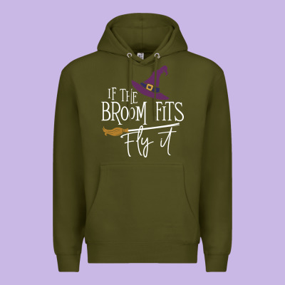 If The Broom Fit Fly It Premium Hoodie Designed By Artchic