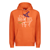 Carrot if the broom fit fly it Premium Hoodie - ArtChic