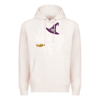 Pale Pink if the broom fit fly it Premium Hoodie - ArtChic