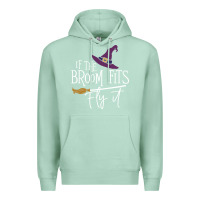 Seafoam if the broom fit fly it Premium Hoodie - ArtChic